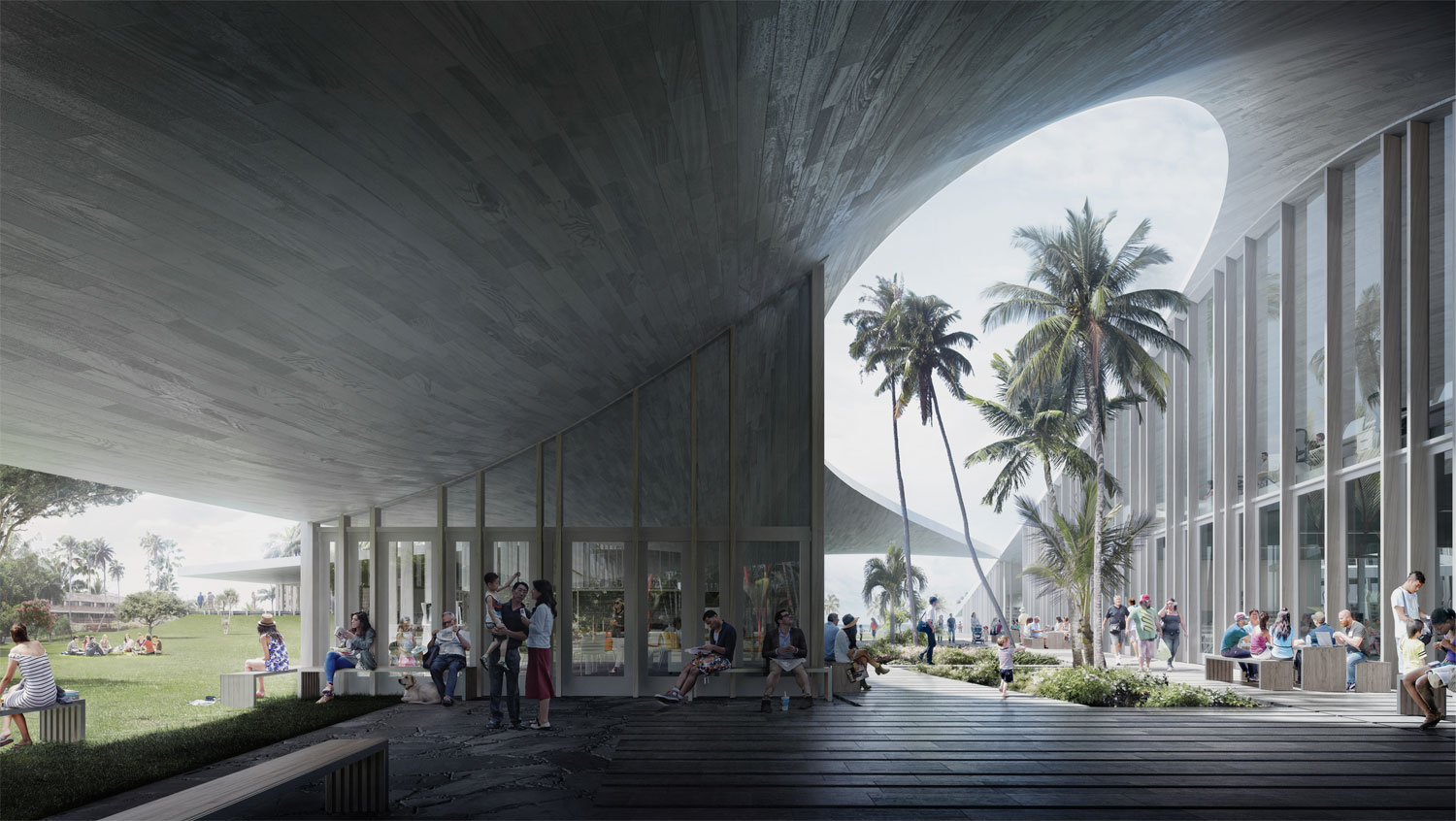Hawaii Presidential Center architectural vision and design