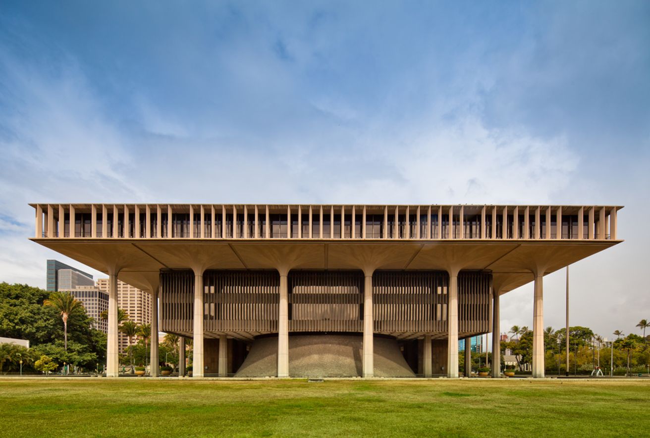 Hawaii State Capitol Building representing presidential and civic history